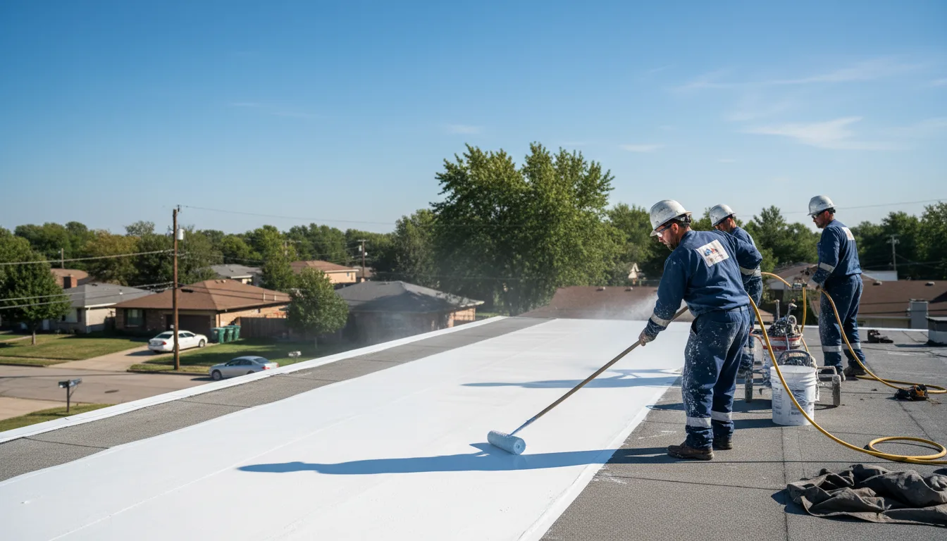 Commercial roof coating in Silverhill, AL near me